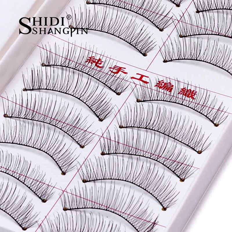 Накладные ресницы 10 пар накладные для Хэллоуина|maquiagem cilios|natural false eyelashesfalse eyelashes |