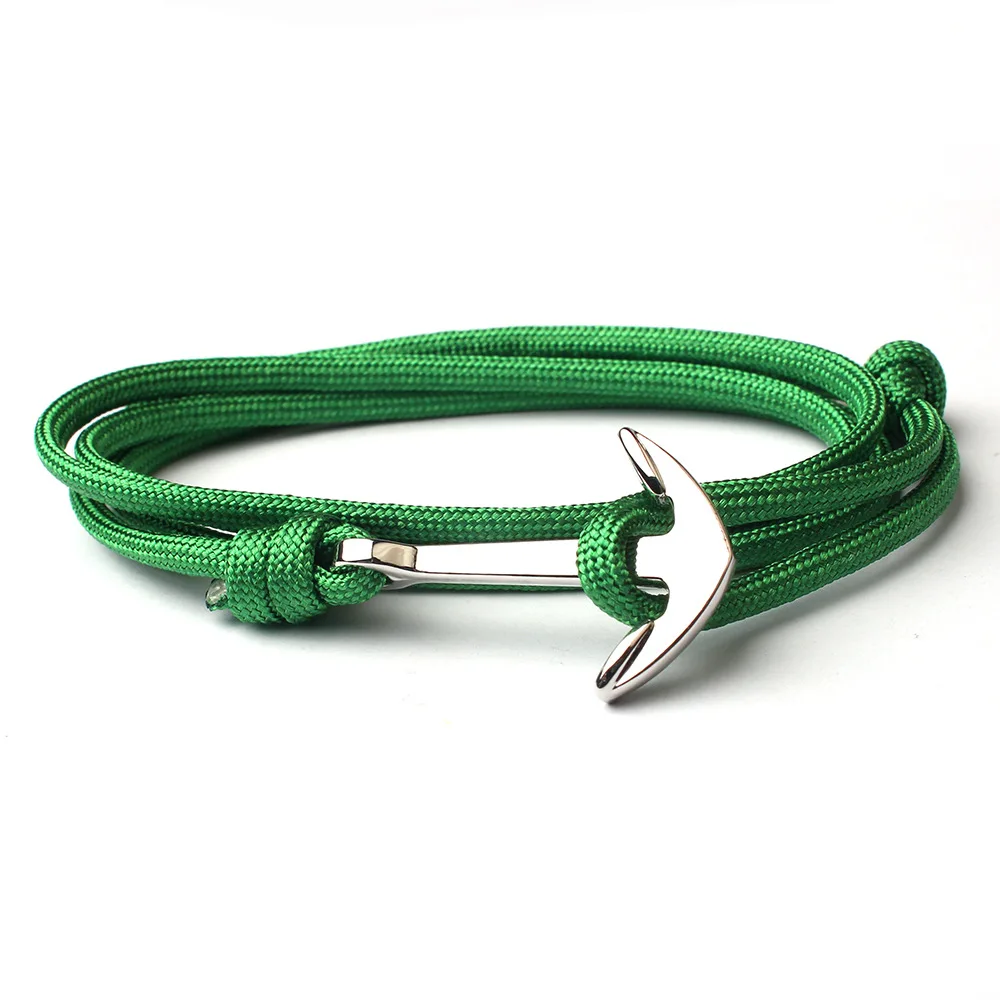

CUTEECO Summer Style Nylon Rope Chain Bracelets Popular Plating Anchor Bracelets For Women Men Jewelry Gift Dropshipping