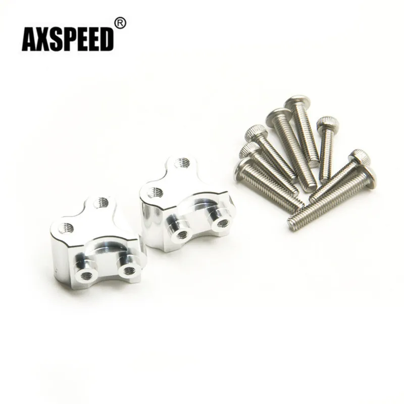 Черное амортизирующее соединительное крепление AXSPEED из сплава для 1/10 Axial SCX10 II 90046