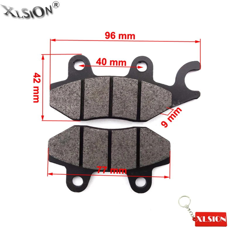 XLSION тормозной суппорт колодки для 50cc 125cc 150cc Sunl Roketa Jonway Taotao GY6 скутер ATV багги Go Kart Pit