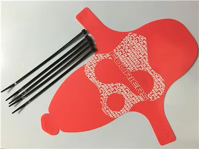 1 шт. Fouriers AC-MG001-N2-F велосипед передняя вилка крылья MTB брызговик PP 28 г Multicolors - Цвет: Front pink