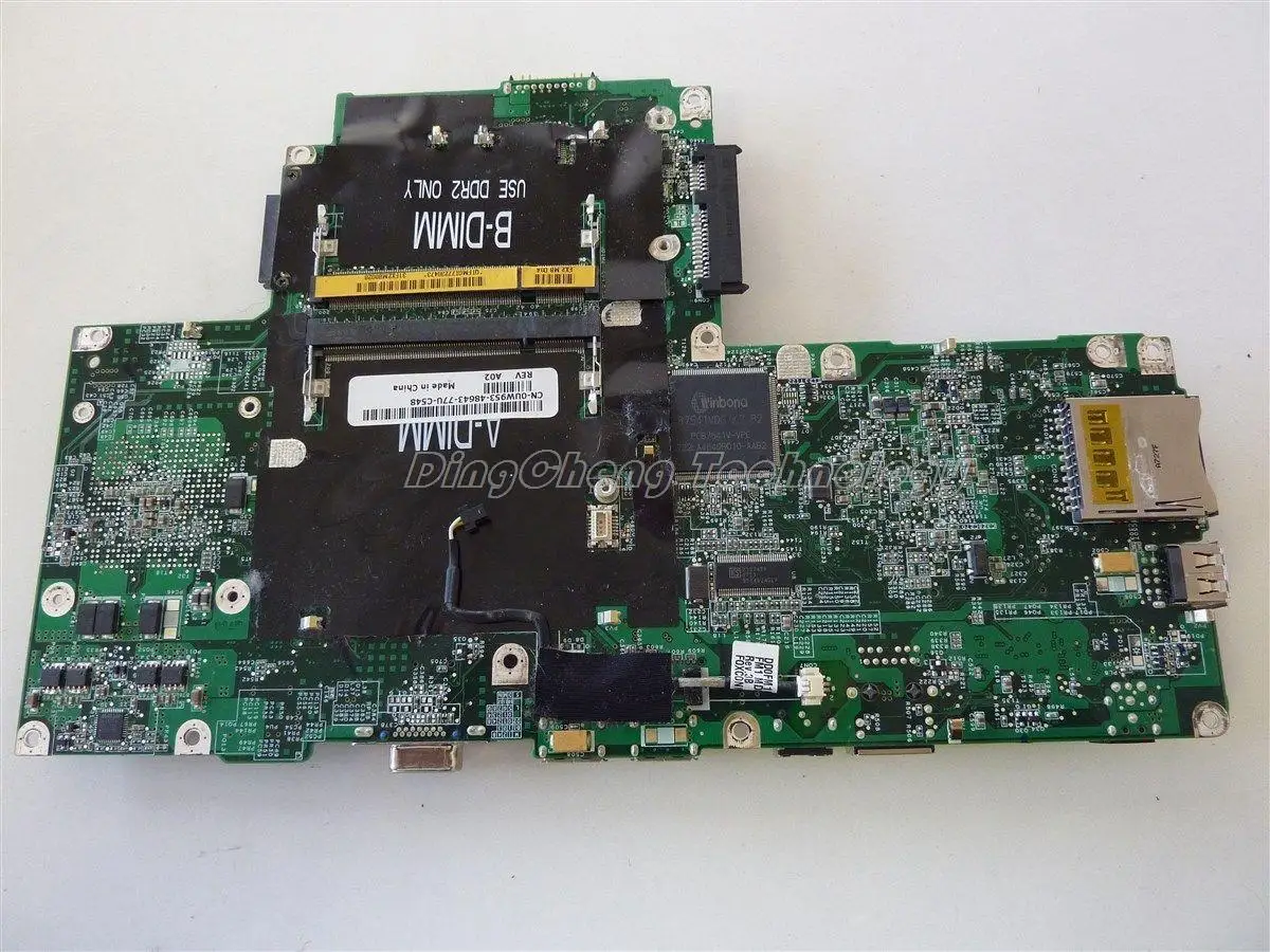 Материнская плата для ноутбука Dell inspiron 1501 CN 0UW953 UW953 DDR2 100% протестирована|laptop