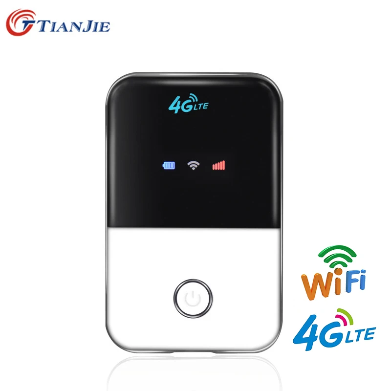 TIANJIE 3G 4G Lte Wireless Portable Pocket wifi 4G Wifi Router mini router  Mobile Hotspot Car Wifi Router With Sim Card Slot
