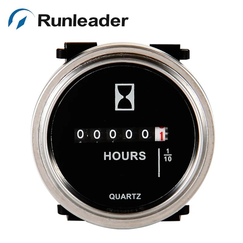 Runleader HM009 круглый оснастки в DC 6 80 счетчик часов для Газон Грабли траншеекопатель