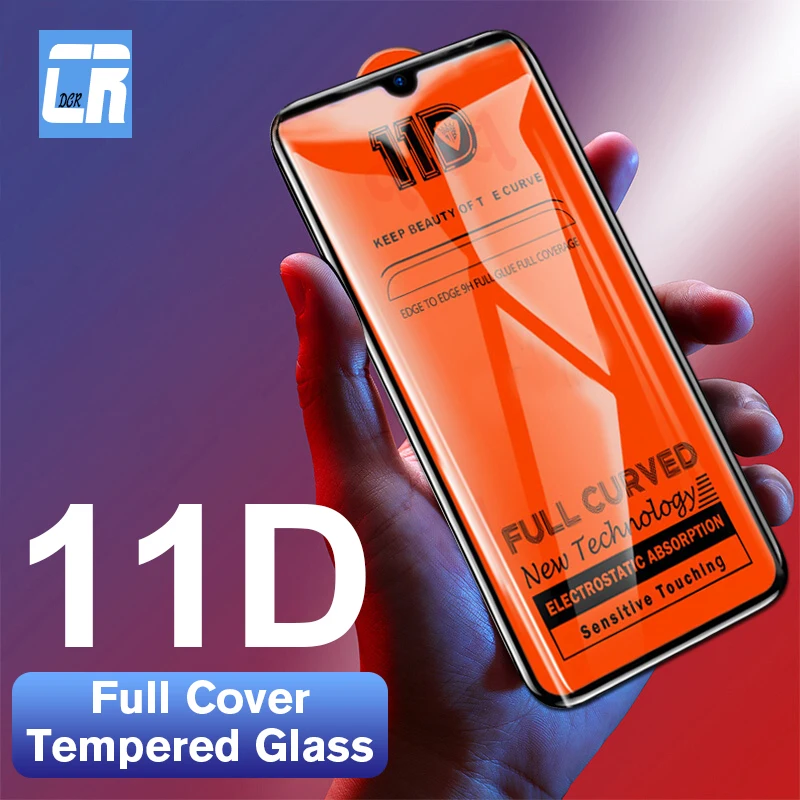 Закаленное стекло 11D для Xiaomi Redmi Note 7 6 5 Pro Защита экрана Plus Защитная пленка 8 6X 5X A2 Lite