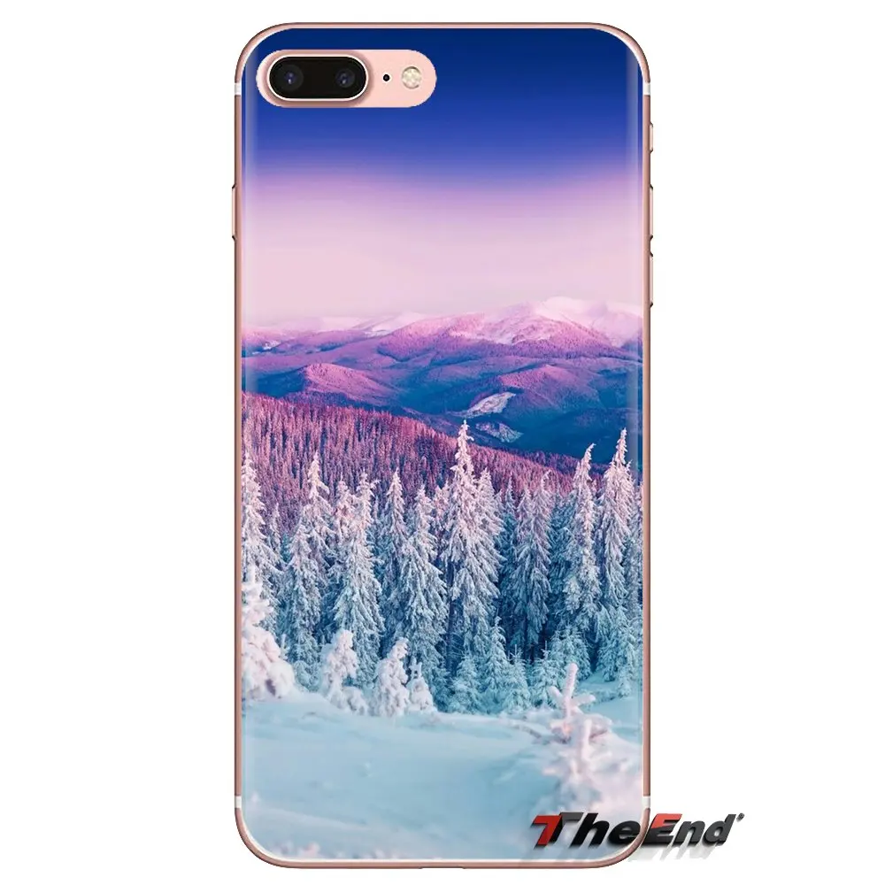 TPU Transparent Cases For Huawei G7 G8 P7 P8 P9 P10 P20 P30 Lite Mini Pro P Smart Plus 2017 2018 2019 Winter Wallpaper for Phone |