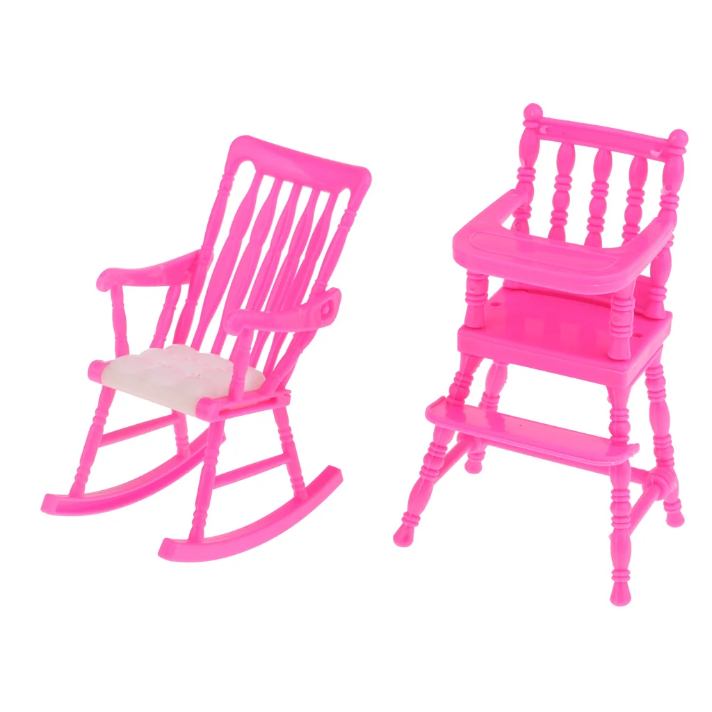 5 шт. кукольный домик мини качалка Лошадь двухъярусная кровать односпальная