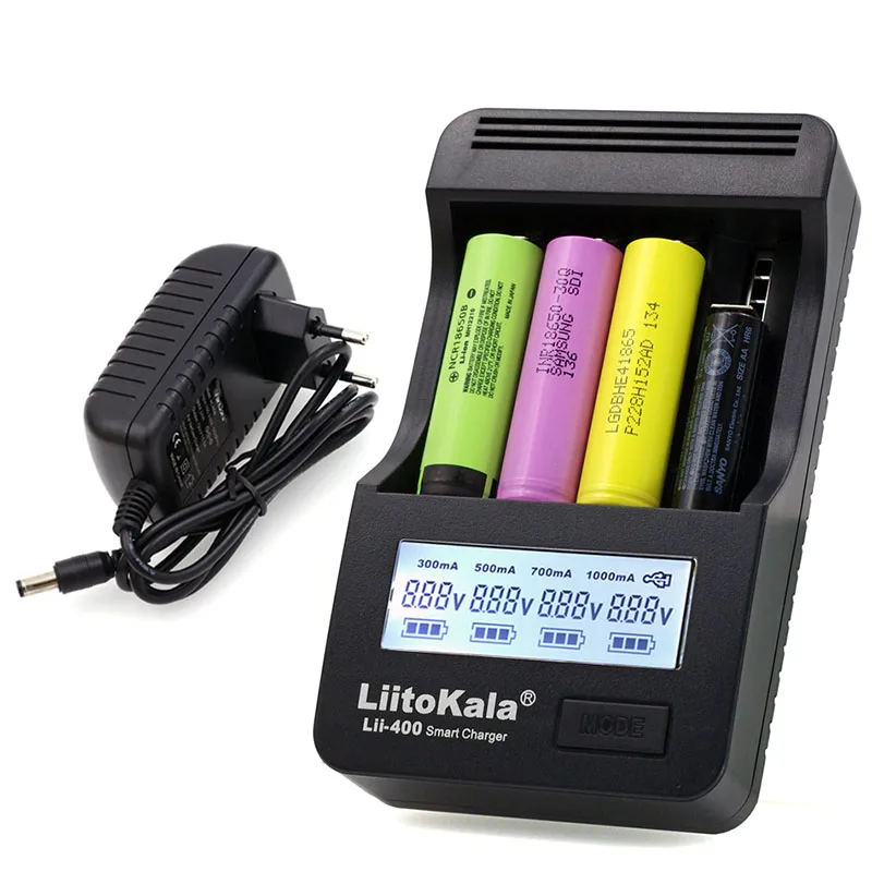 Liitokala Lii-S2 Lii-S1 Lii-PD4 Lii-500 18650 battery charger 1.2V 3.7V 3.2V AA/AAA 26650 21700 NiMH li-ion smart charger