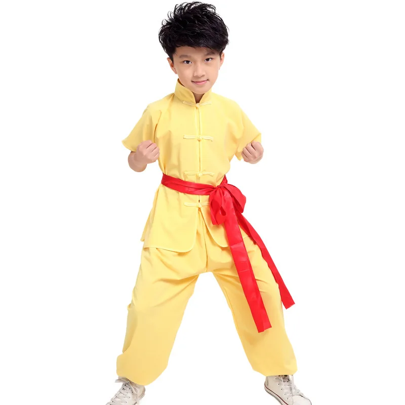 2017 Новый китайский стиль детская китайская форма для кунгфу мальчиков и девочек