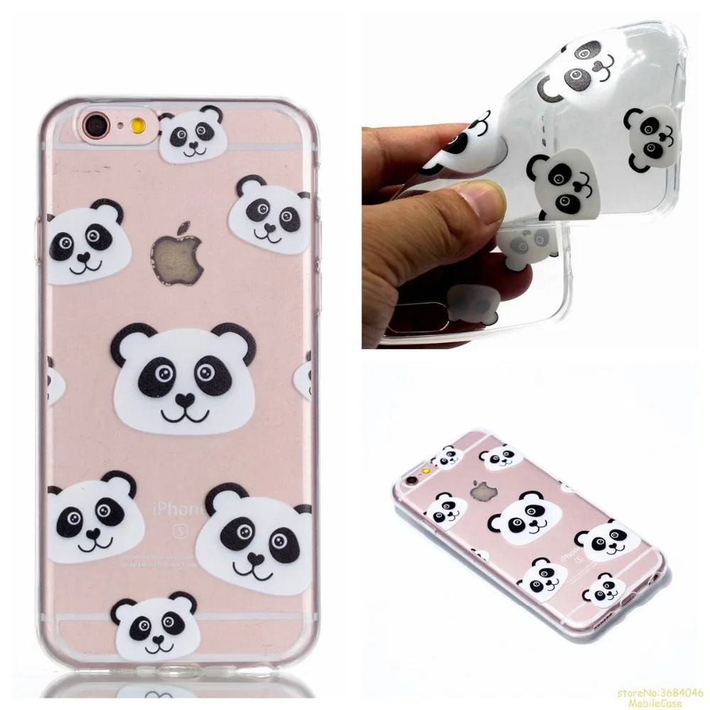 Высокое качество ТПУ чехол для телефона Apple iphone 6 Мода окрашенные силиконовый S