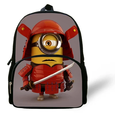 Темно-серый 12-дюймовый Mochilas Школа Дети Гадкий я Миньоны сумка мультфильм Обувь для мальчиков Сумки Детская школьная Рюкзаки Миньоны Печать - Цвет: Темно-серый