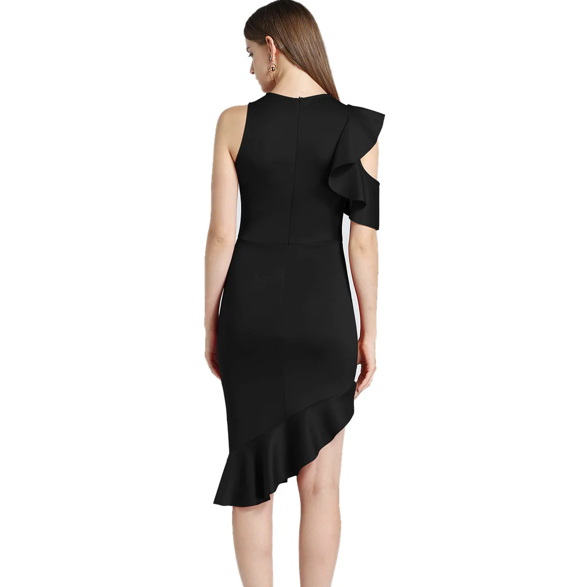ADIBO Праздничное платье дешевая одежда Китай Vestidos De Festa труба длинное летнее