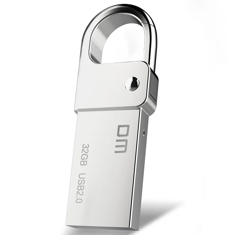 DM PD027 32 Гб USB флеш накопитель металлический 16 Pen Drive Key Ring Водонепроницаемый 8 флешка
