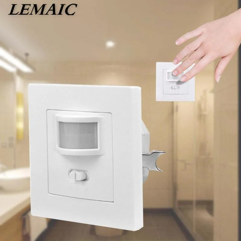 Lemaic 110 В 240 Smart инфракрасный PIR движения Сенсор автоматический переключатель ON/OFF