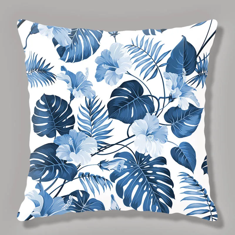 Pastoralism flower cushion cover european style pillow case 45*45 thick 3D print decorative cotton kussenho | Дом и сад
