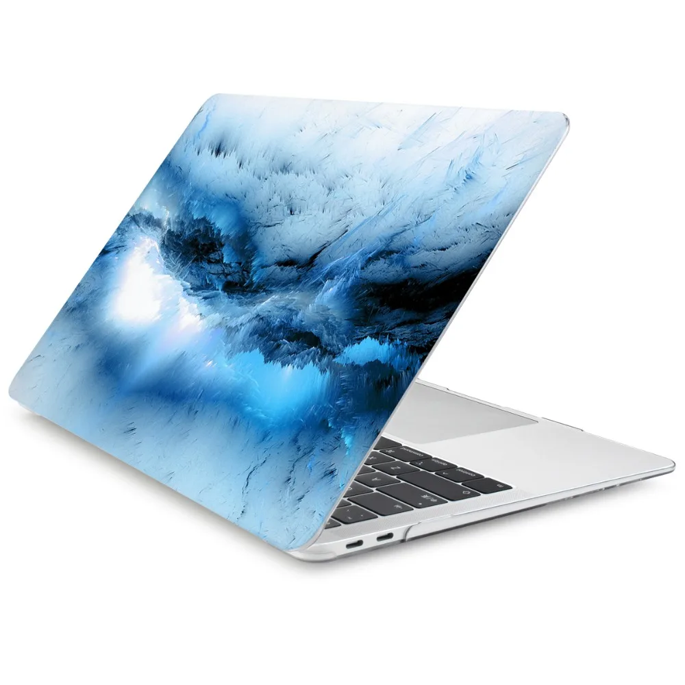 4 в 1 Кристальный жесткий чехол для MacBook Air 11 13 Pro retina 12 13,3 15,4 сенсорная панель с клавиатурой Защитная пленка для экрана