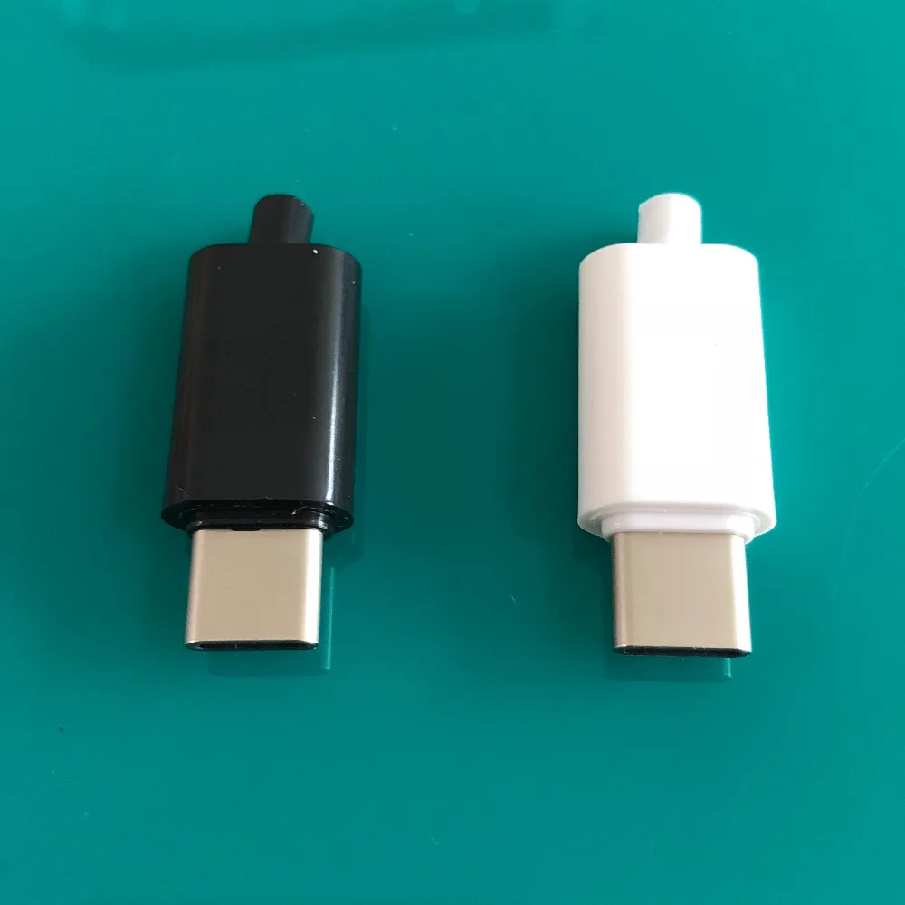 2 шт. YT2156B TYPE-C USB штекер мужской разъем Черный/Белый Сварочные данные OTG интерфейс линии DIY кабель для передачи данных Аксессуары