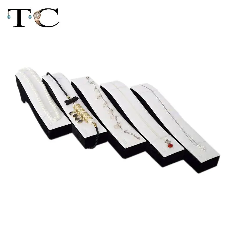 Дисплей ювелирных изделий 3 шт./лот ожерелье держатель рок Кулон Стенд стек белый