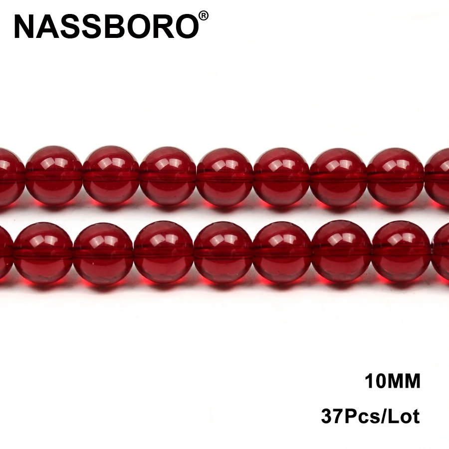 

Fashion Deep Red Man-made Crystal Beads Glass Stone Beads for Jewelry Making DIY/Handmade Loose Spacer Bead Bracelet Necklace