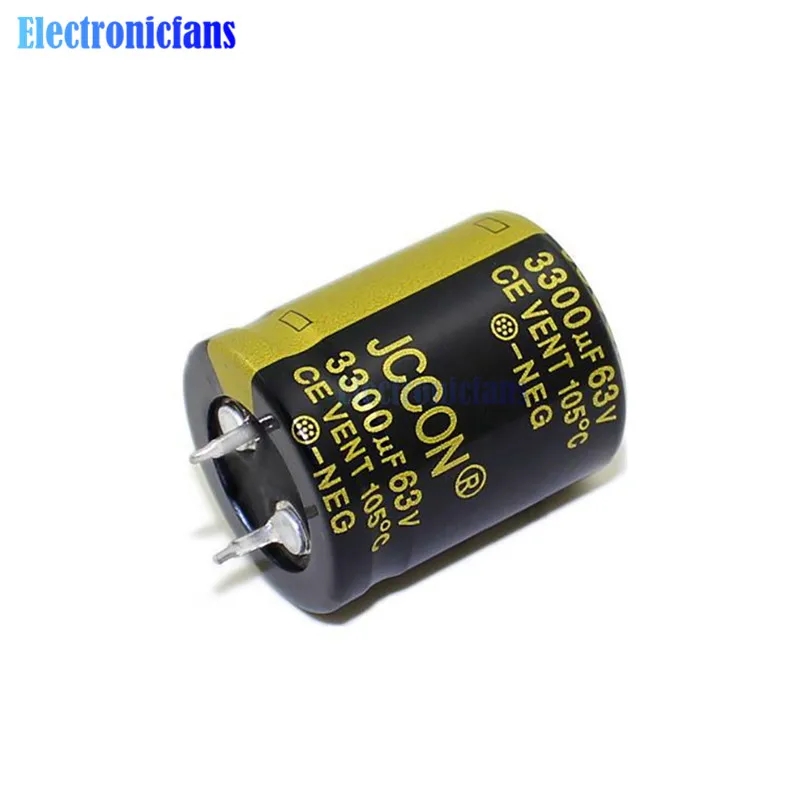 63V 3300uF 25X30mm алюминиевый электролитический конденсатор Высокочастотный
