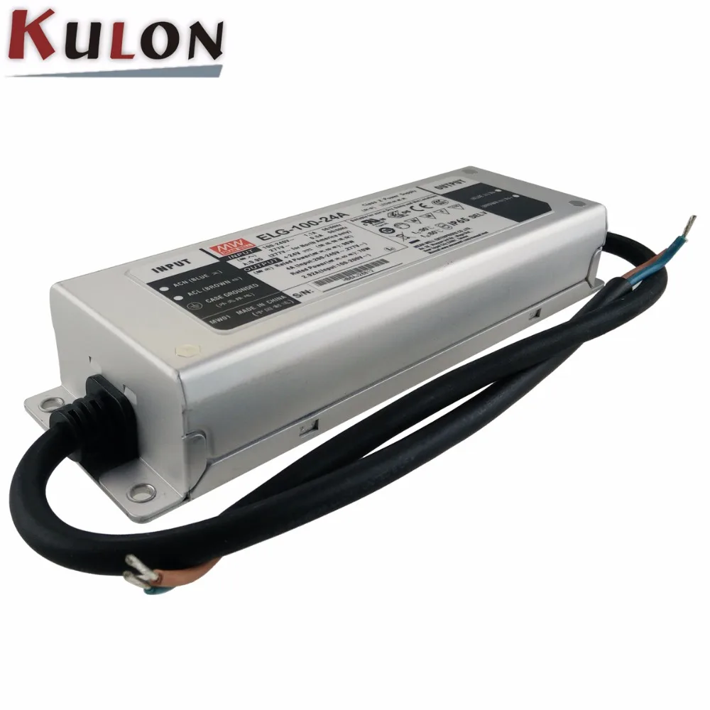 Оригинальный Средний источник питания ELG 100 24A 96W 4A 24V Регулируемый IP67