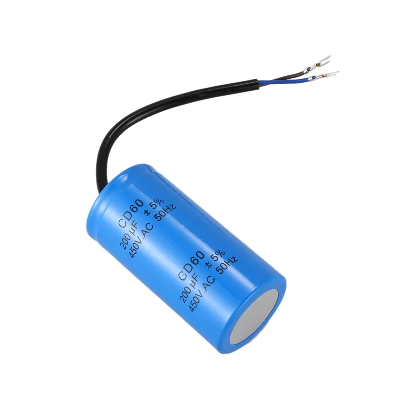 Cd60 200 мкФ 250V Ac пусковой конденсатор для тяжелых электродвигателей воздушный