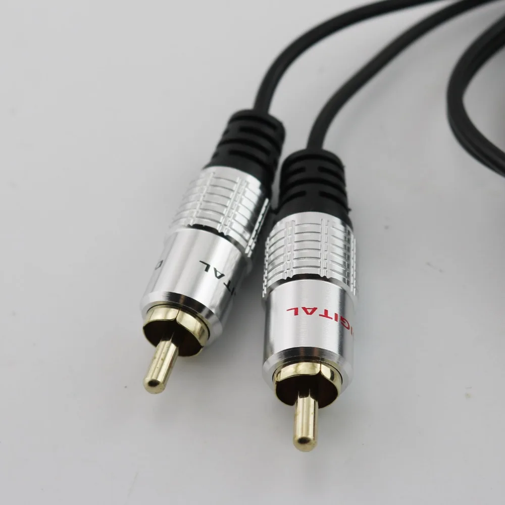 1 шт. 3FT прочный двойной 2 RCA штекер телефонный для 2x аудио OFC адаптер кабель Ipod
