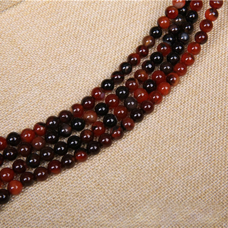 Натуральный Фэнтезийный халцедон высокое качество круглые бусины из