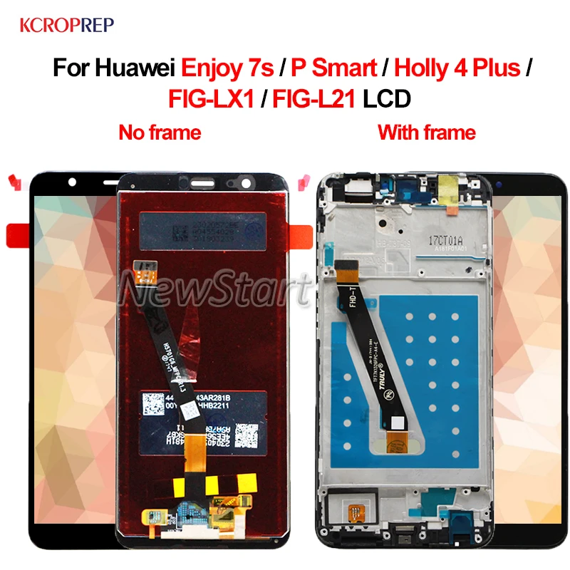 Для Huawei Enjoy 7s P Smart LCD дисплей сенсорный экран дигитайзер в сборе 5 65 &quotдля Holly 4 Plus FIG