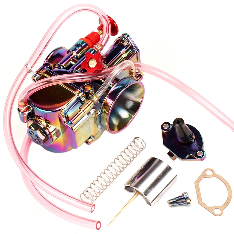 Красочные 28 30 32 34 мм мотоциклетные PWK карбюраторы Carburador Carb для 110cc 250cc 2T 4T двухтактный двигатель скутер Dirt Pit