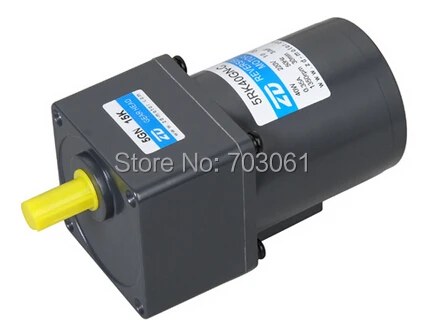 40 W 90mm 220VAC 50Hz Реверсивный двигатель Замена двигателя микро редуктор переменного тока с передаточным соотношением головки 12,5: 1 с контролем скорости