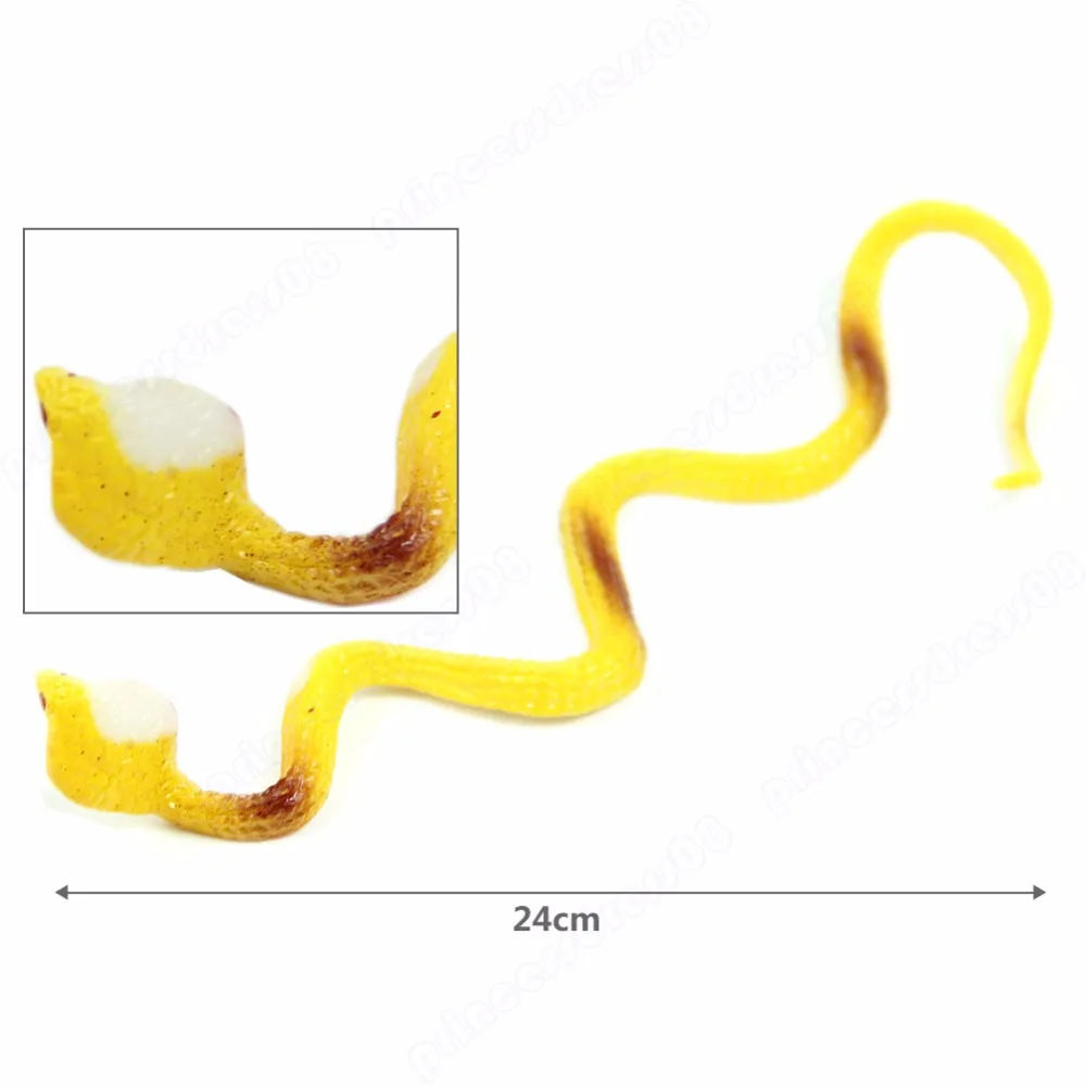 

New Novelty Trick Toys Simulation Snake Whimsy Rubber Small Snakes