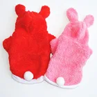 Теплая Милая Одежда для кошек, Пасхальный кролик, костюм для животных, ветрозащитный продукт для домашних животных, милый кролик, хлопковый костюм для кошек, зимняя доставка