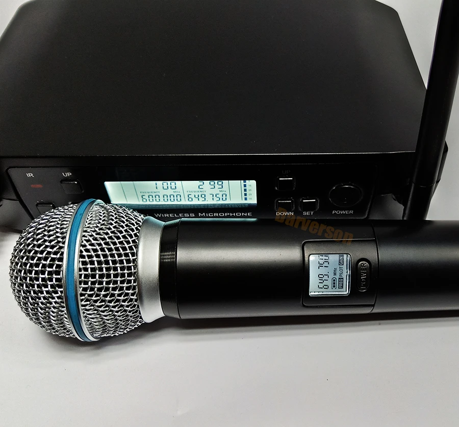 Приемник GLXD с двойным передатчиком beta58a PGX SLX BLX QLX 24 стиль СВЧ сценическая