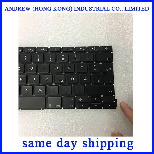 10 шт./лот новая клавиатура A1502 для Macbook Pro Retina 13 &quotA1502 немецкая DE GR 2013 2014 2015 лет |