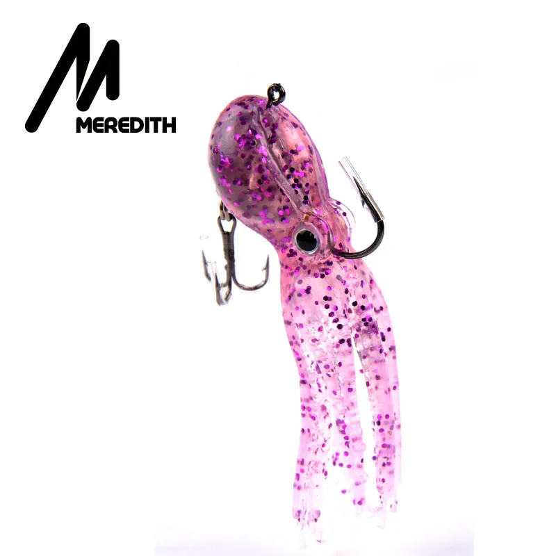 MEREDITH fishing 5 шт./лот 23 г 9 см длинный хвост мягкие свинцовые осьминог рыболовные приманки