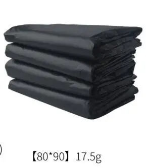 80x90cm 2.6s 30pcs 9 Размер 3 Толщина большой плоский Топ Тип ультра сильные мешки для мусора утолщенные экологически чистые отель сад ежедневное использование мусора черные мешки - Цвет: 80x90cm 2.6s 30pcs