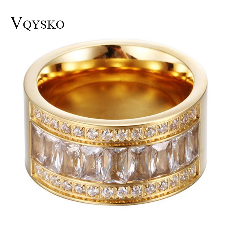 Женское кольцо из нержавеющей стали ширина 12 мм|ring stainless steel|ring stainlessbague femme |