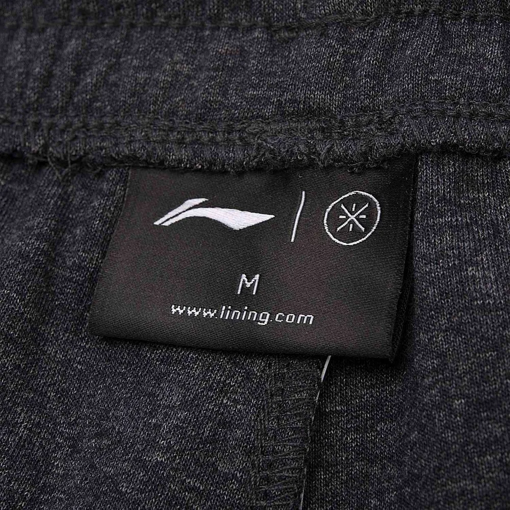 Li-Ning мужские баскетбольные шорты с карманами, 87% хлопок, 13% полиэстер, удобные спортивные шорты AKSN271 CJAS18