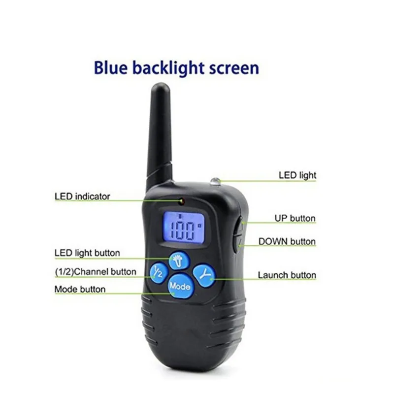 

Remote Control Dog Electric Shock Collar Retractable Waterproof Electronic Dog Training