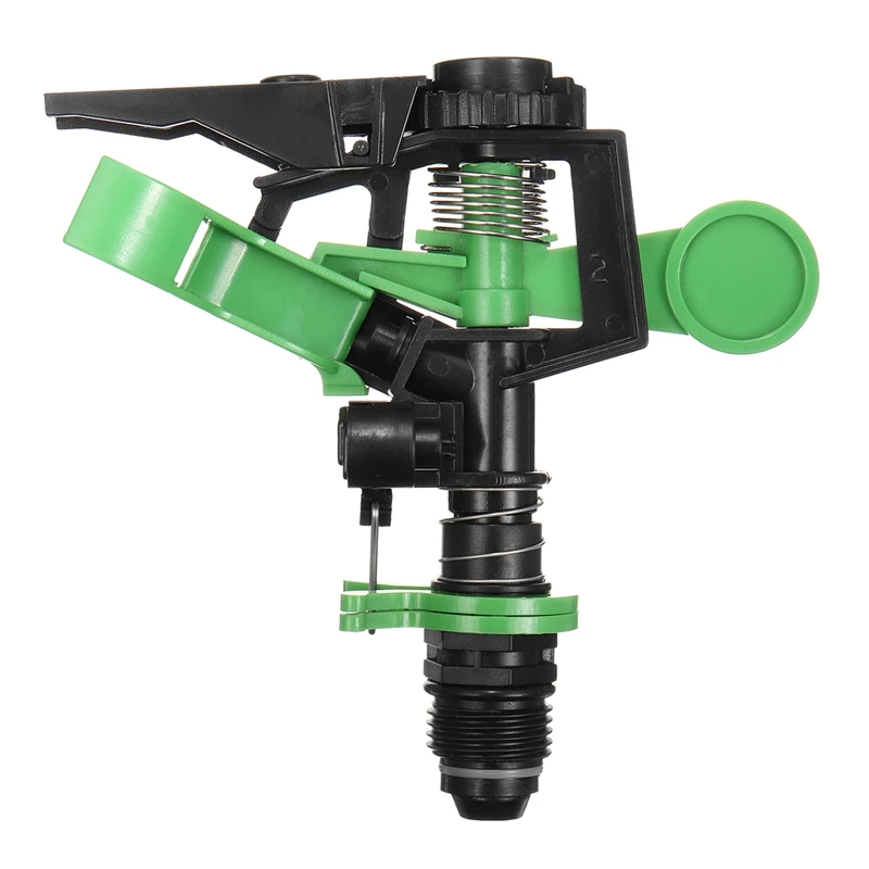 360 Rotating Water Sprinkle Garden Lawn Impulse Nozzle Watering Tool Pin Pulse Type Abs+Pp Hight Pressure Long Range | Дом и сад