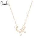 Новинка 2017, яркое ожерелье знаменитого бренда, длинная цепь, эффектные ювелирные изделия из сплава с покрытием для женщин и девушек, подарки Вечерние