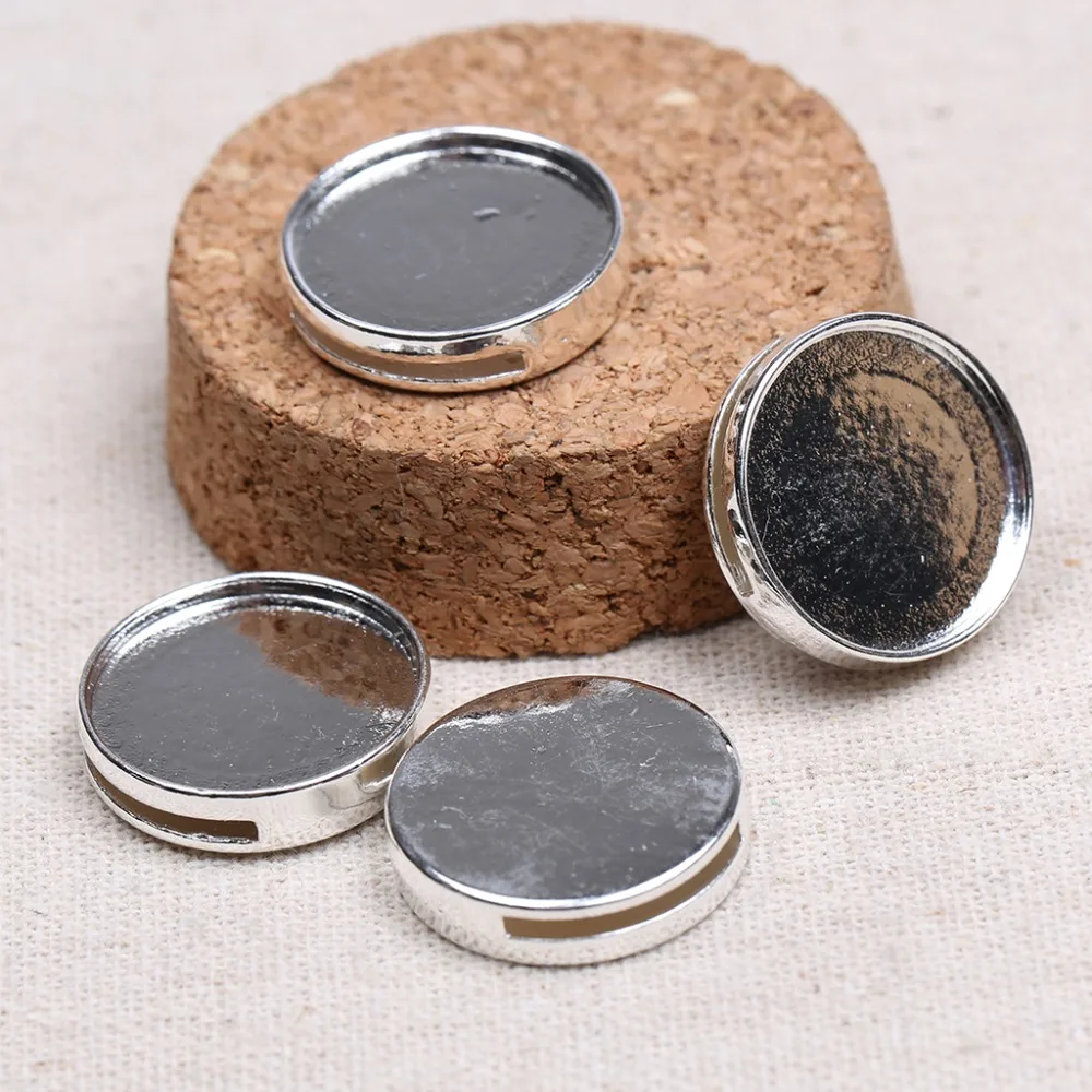 20 шт. круглые заготовки для кожаного браслета мм|blanks for jewelry|cabochon basecabochon base setting |