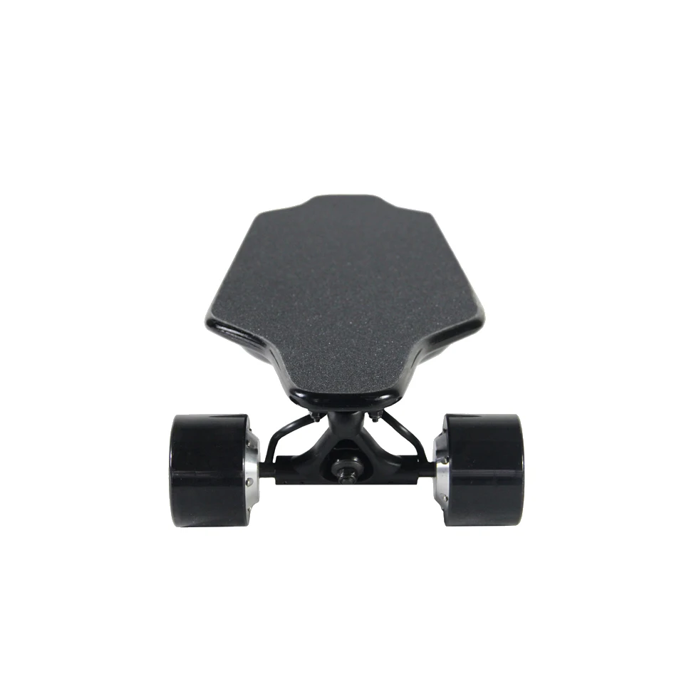 Электрический скейтборд с 4 колесами двухмоторный дистанционный Bluetooth