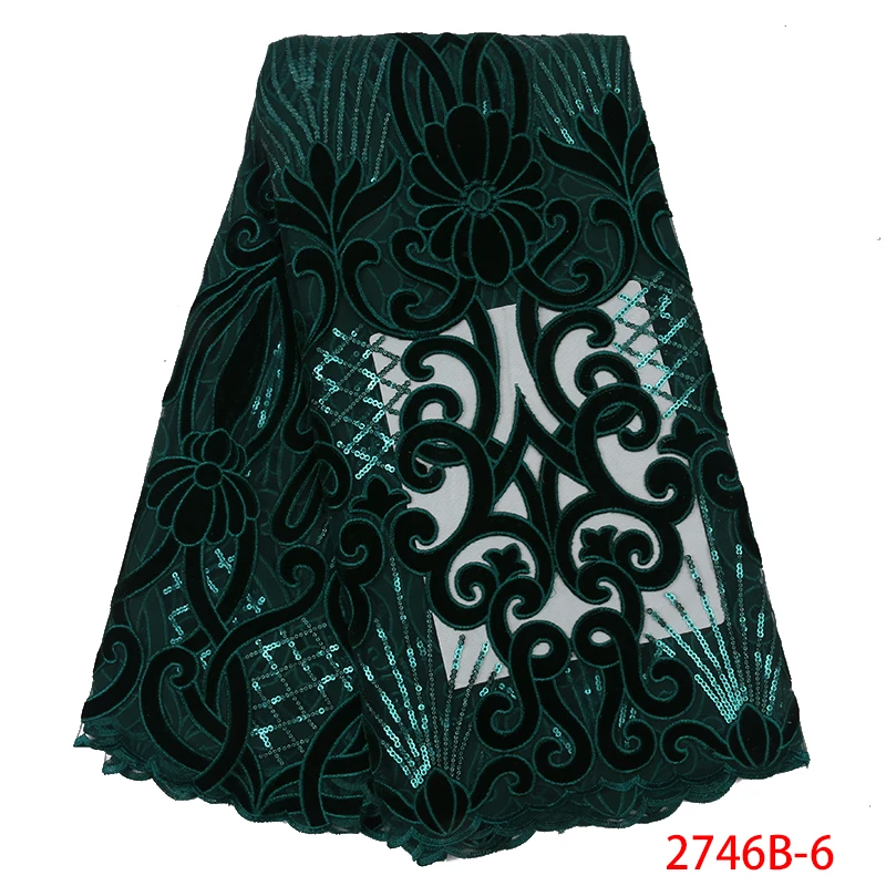 Темно-зеленое французское Сетчатое кружево 2019 новейшая африканская Бархатная