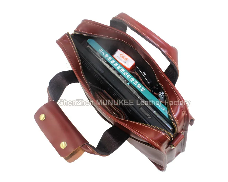 Высококачественная итальянская мужская сумка мессенджер из натуральной кожи