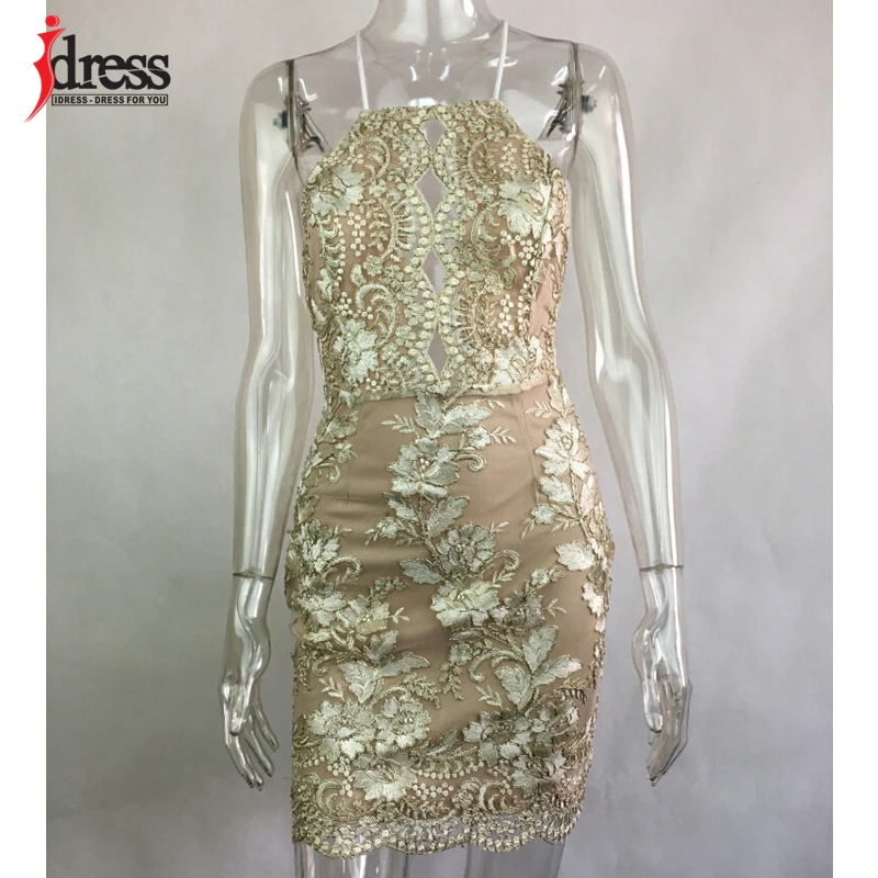 Платье IDress вечернее кружевное без рукавов|dress party|hl dressnew arrival |