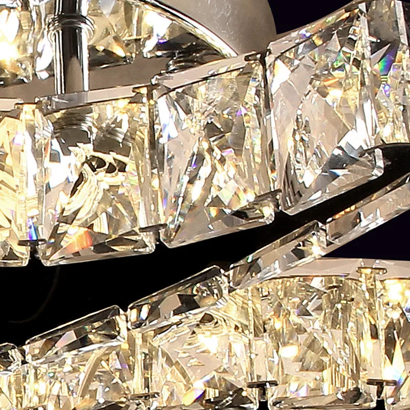 Crystal Ceiling Light LED Bedroom K9 Modern Simple Air | Освещение