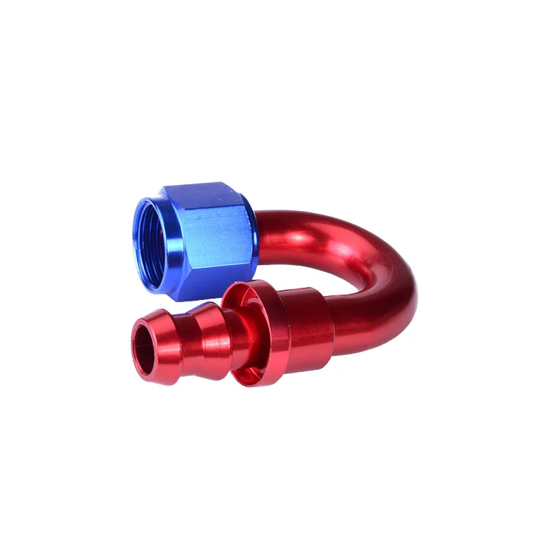 Злые энергии Алюминий фитинги гидравлических фитингов для шланга 10 180 градусов