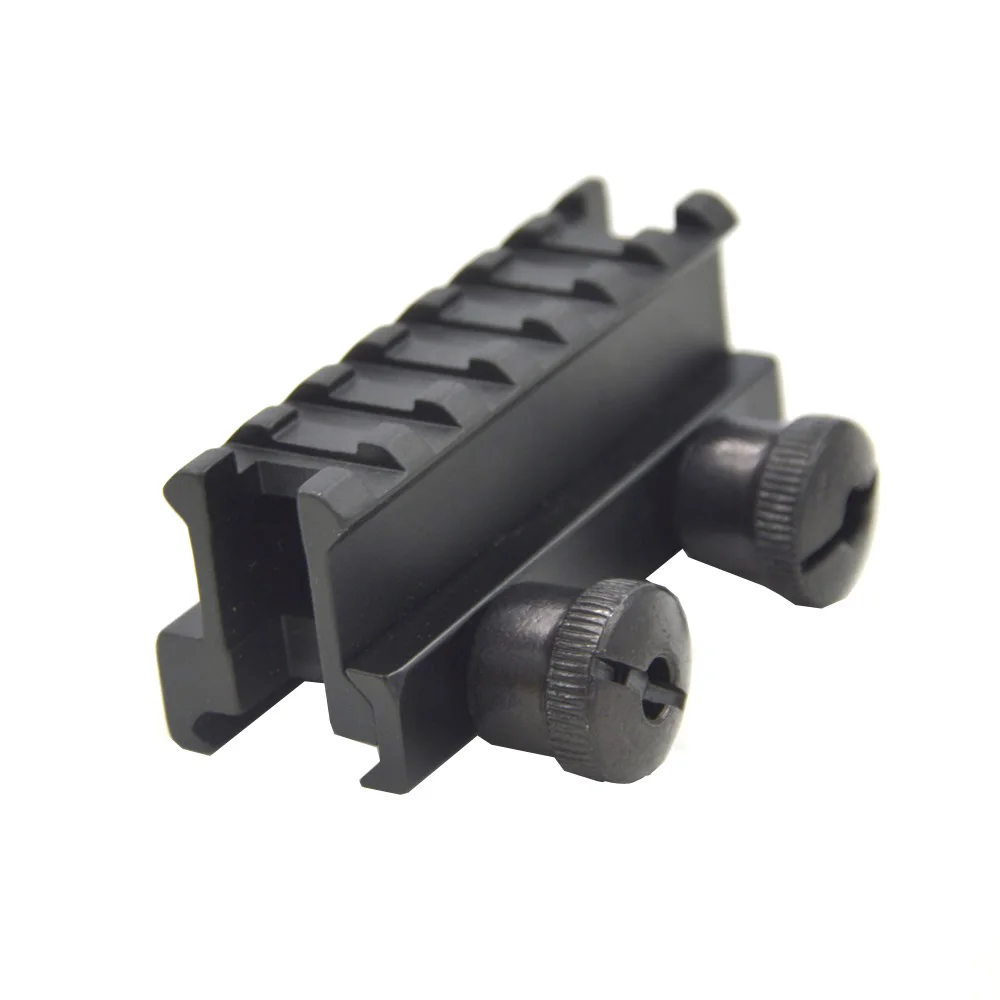 Alonefire Scope Adapter See-Thru See-Through Riser Base for AR Dovetail Weaver Mount 20mm to Extensible scope bases mounts | Спорт и